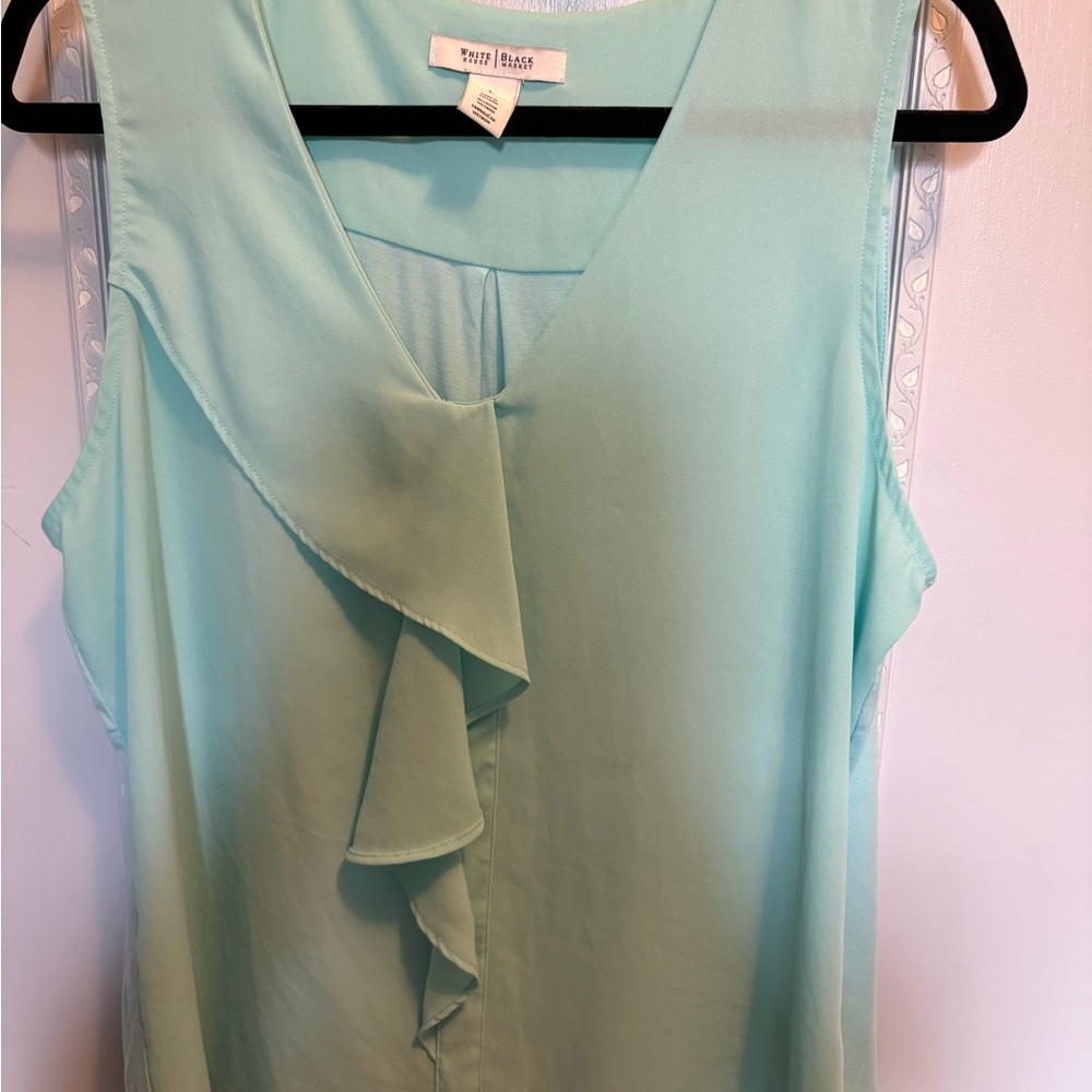White House Black Market Aqua Top